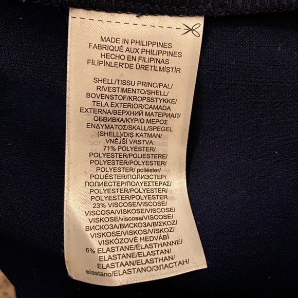 Navy Pin Stripe Ralph Lauren Jumpsuit - Picture 7 of 9